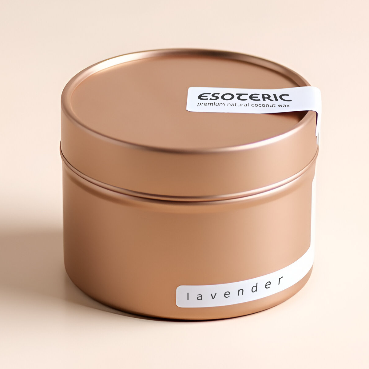 Świeca Lawendowa Naturalna 100% - Wosk kokosowy premium