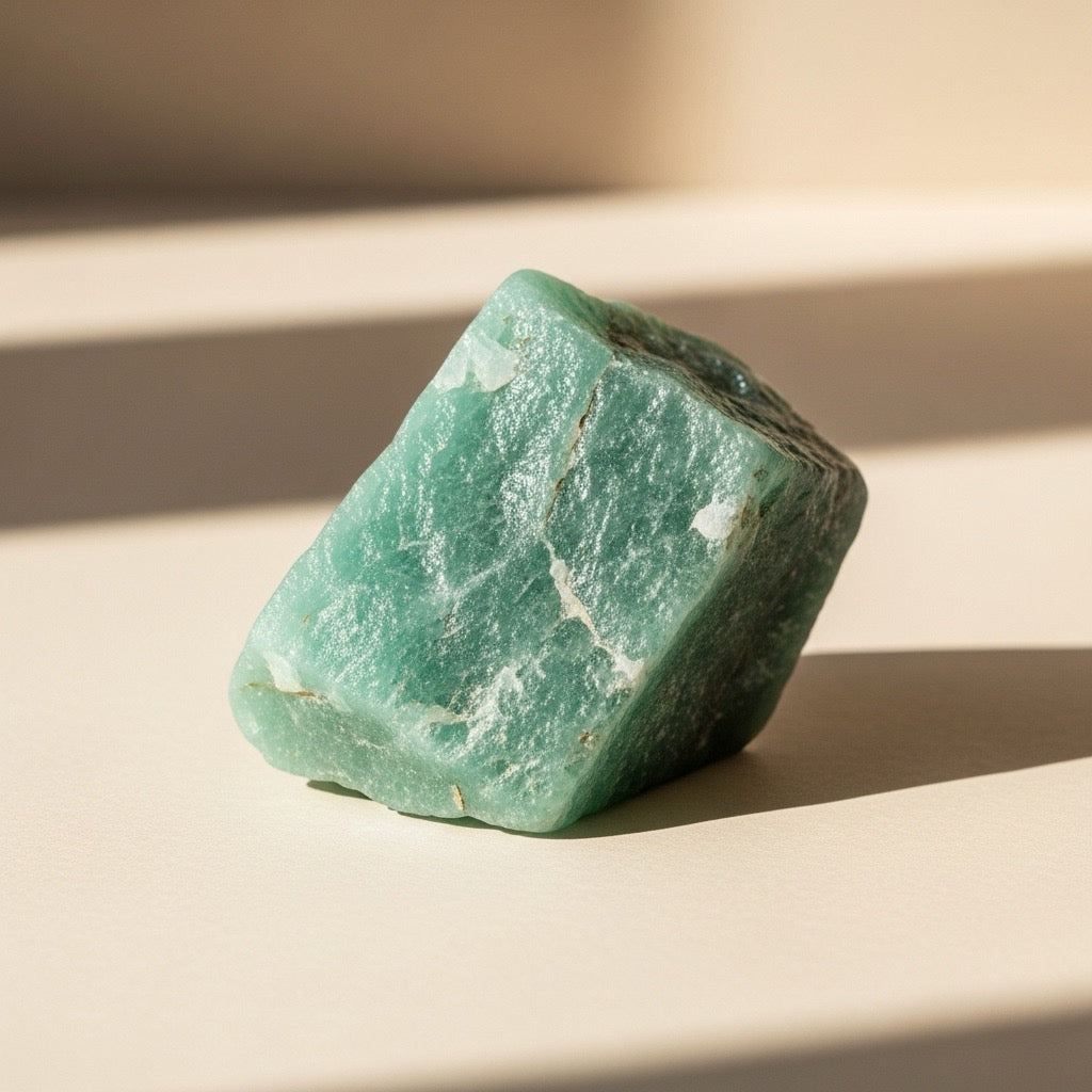 Zielony Awenturyn Bryłka Surowy Kamień Naturalny