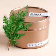 Świeca Cedr Naturalna 100% - Intencyjna - Wosk kokosowy premium