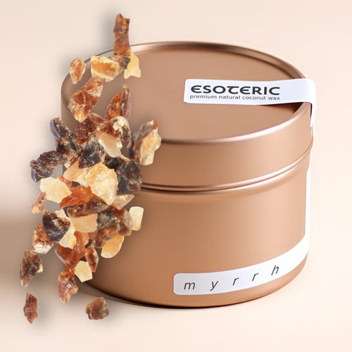 Świeca Mirra Naturalna 100% - Intencyjna - Wosk kokosowy premium